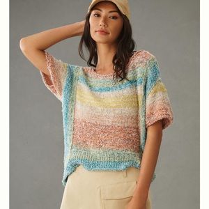Pilcro Anthropologie Beach Sweater NWT